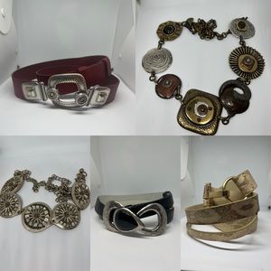 Bundle of Chicos Belts, EUC M/L